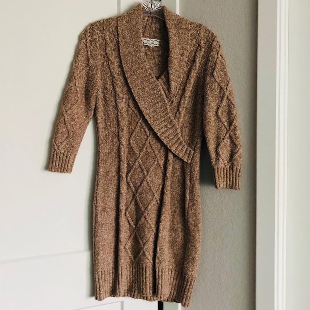Pink Rose sweater dress